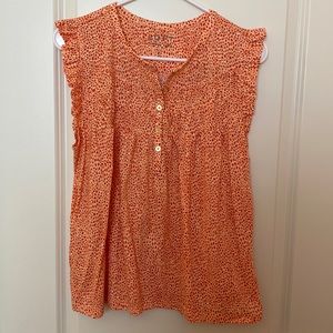 NWT Loft flutter sleeve tank